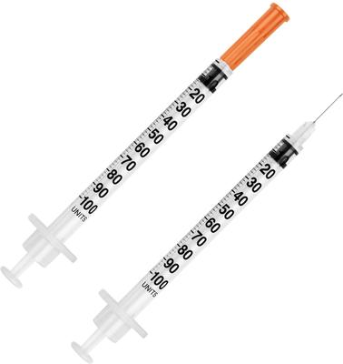 Show full view: UltiCare VetRx Insulin Syringes U-100 12.7mm x 29G, 1-cc, 100 syringes slide 3 of 6