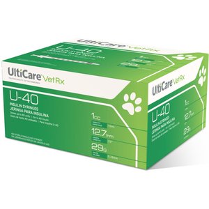 UltiCare VetRx Insulin Syringes U-40 12.7mm x 29G, 1-cc, 100 syringes