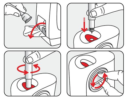 Show full view: UltiCare VetRx UltiGuard SafePack Pen Needles & Sharps Container 12.7mm x 29G, 100 needles slide 3 of 5