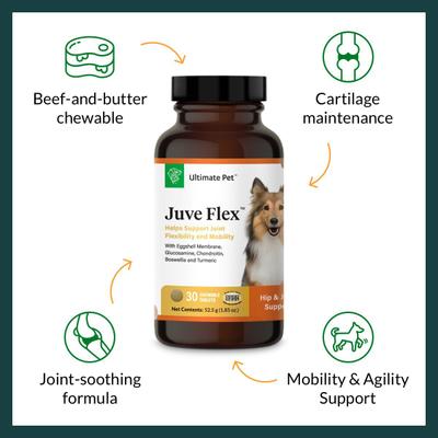 Show full view: Ultimate Pet Nutrition Juve Flex Canine Hip & Joint Support Supplement for Dogs slide 4 of 8