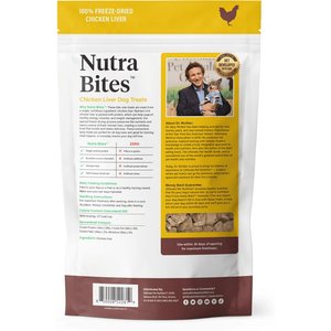 Ultimate Pet Nutrition Nutra Bites Freeze-Dried Raw Chicken Liver Dog Treats, 4-oz bag