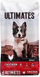 Ultimates Adult Chicken Meal & Rice Flavored Dry Dog Food, 28-lb bag