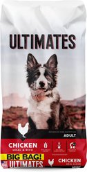 Ultimates Adult Chicken Meal & Rice Flavored Dry Dog Food, 40-lb bag