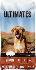 Ultimates Bison & Rice Dry Dog Food, 28-lb bag