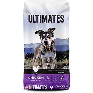 Ultimates Puppy Chicken Meal & Rice Flavored Dry Dog Food, 28-lb bag