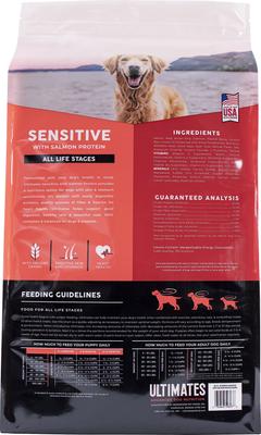 Show full view: Ultimates Sensitive with Salmon Protein Dry Dog Food, 28-lb bag slide 3 of 5
