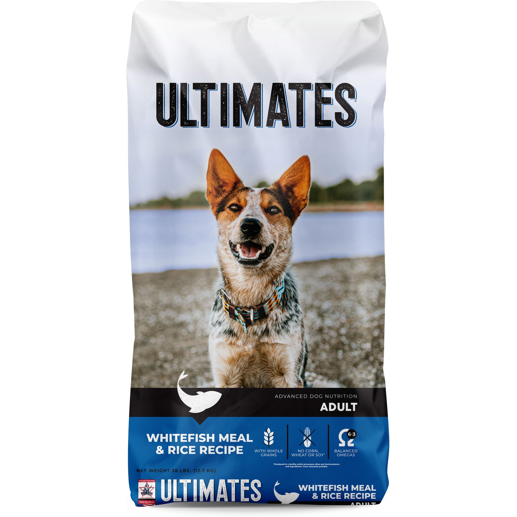 Ultimates Whitefish Meal & Rice Dry Dog Food, 28-lb bag