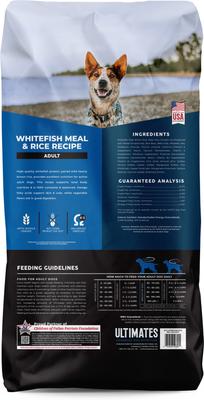 Show full view: Ultimates Whitefish Meal & Rice Dry Dog Food, 28-lb bag slide 3 of 9