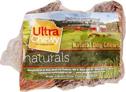 Ultra Chewy Sliced Beef Marrow Bone Dog Treats, 3 pack