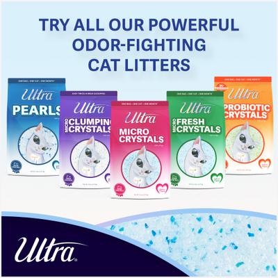 Show full view: Ultra Clumping Micro Crystals Premium Unscented Cat Litter, 5-lb Bag slide 8 of 11