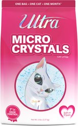 Ultra Micro Crystals Unscented Premium Non-Clumping Cat Litter, 5-lb Bag