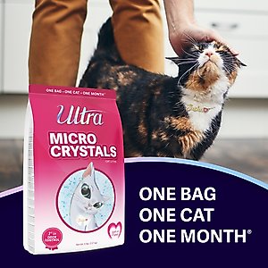 Ultra Micro Crystals Unscented Premium Non-Clumping Cat Litter, 5-lb Bag