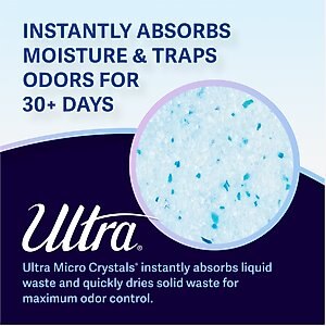 Ultra Micro Crystals Unscented Premium Non-Clumping Cat Litter, 5-lb Bag