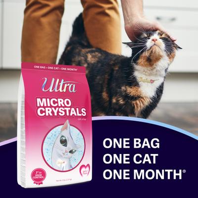 Show full view: Ultra Pearls Micro Unscented Non-Clumping Crystal Cat Litter, 5-lb bag, bundle of 2 slide 3 of 10