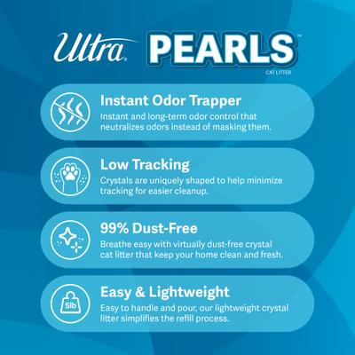 Show full view: Ultra Pearls Unscented Premium Non-Clumping Cat Litter, 5-lb Bag slide 4 of 11