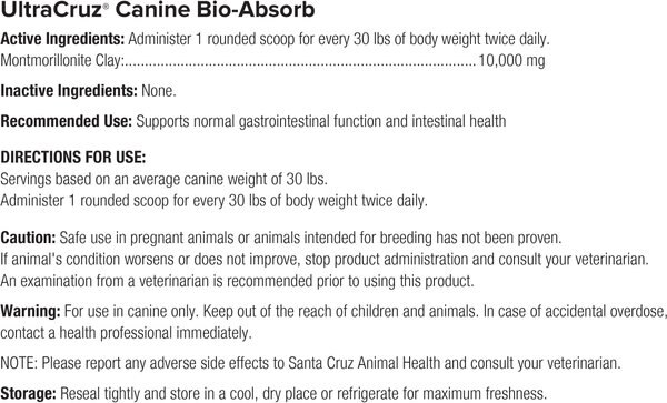 UltraCruz Bio-Absorb Dog Supplement
