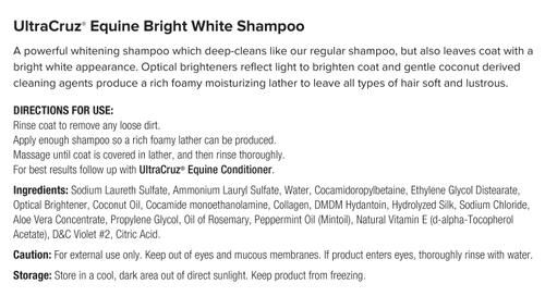 Show full view: UltraCruz Bright White Horse Shampoo, 32-fl oz bottle slide 3 of 5