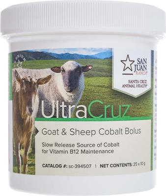 Show full view: UltraCruz Cobalt Bolus Goat & Sheep Supplement, 25 count slide 2 of 4