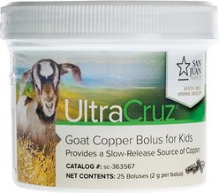 UltraCruz Copper Bolus Kid Goat Supplement, 25 count