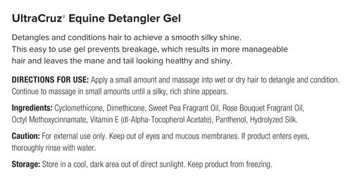 Show full view: UltraCruz Detangler Horse Gel, 32-fl oz bottle slide 2 of 4