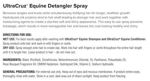 Show full view: UltraCruz Detangler Horse Spray, 32-fl oz bottle slide 4 of 4