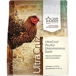 UltraCruz Diatomaceous Earth Poultry Supplement, 2-lb bag