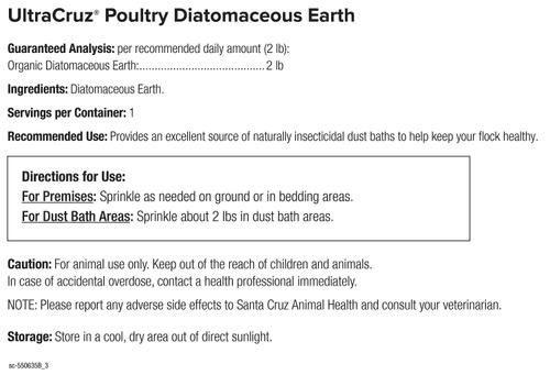 Show full view: UltraCruz Diatomaceous Earth Poultry Supplement, 2-lb bag slide 4 of 5