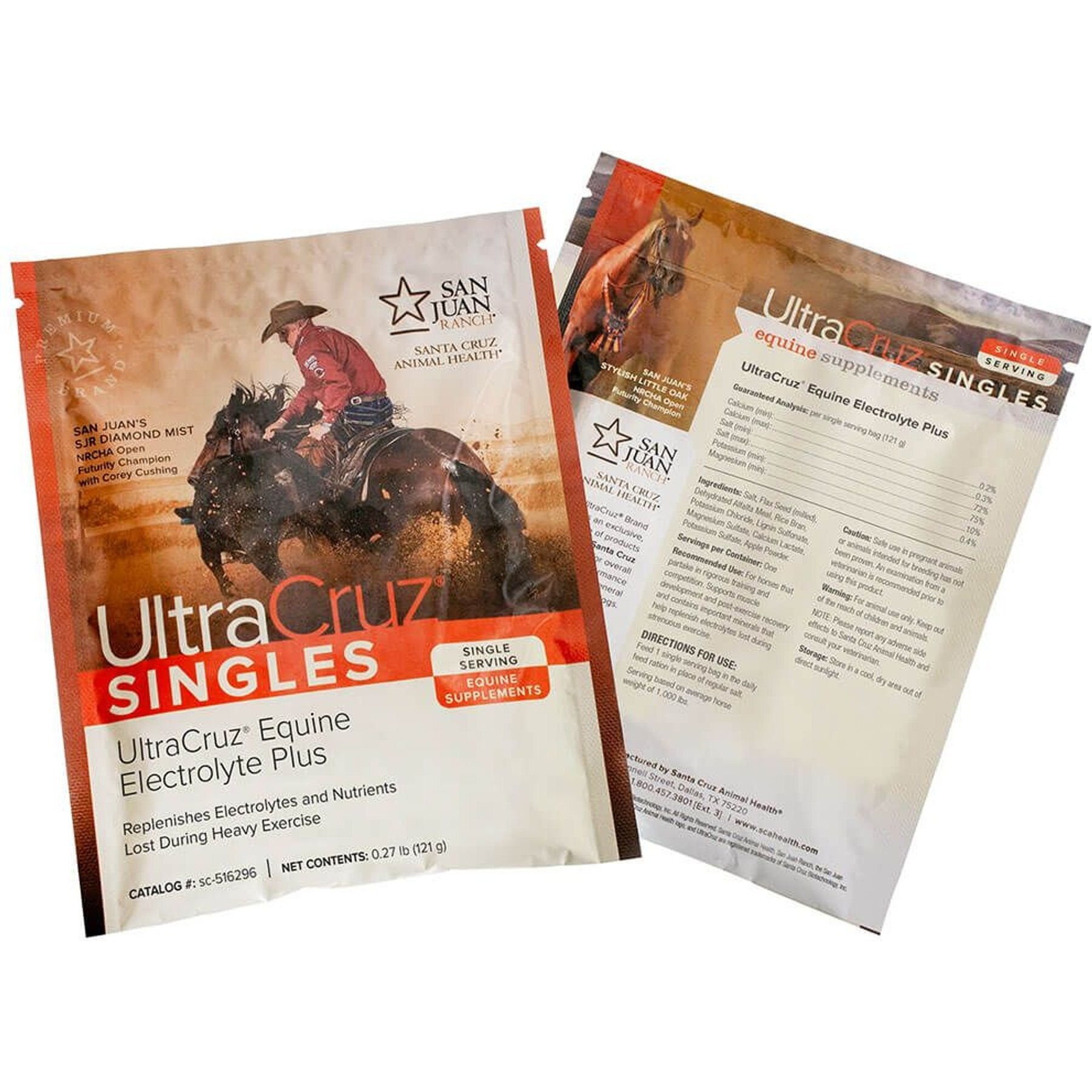UltraCruz Electrolyte Plus Horse Supplement, 30 Day Singles