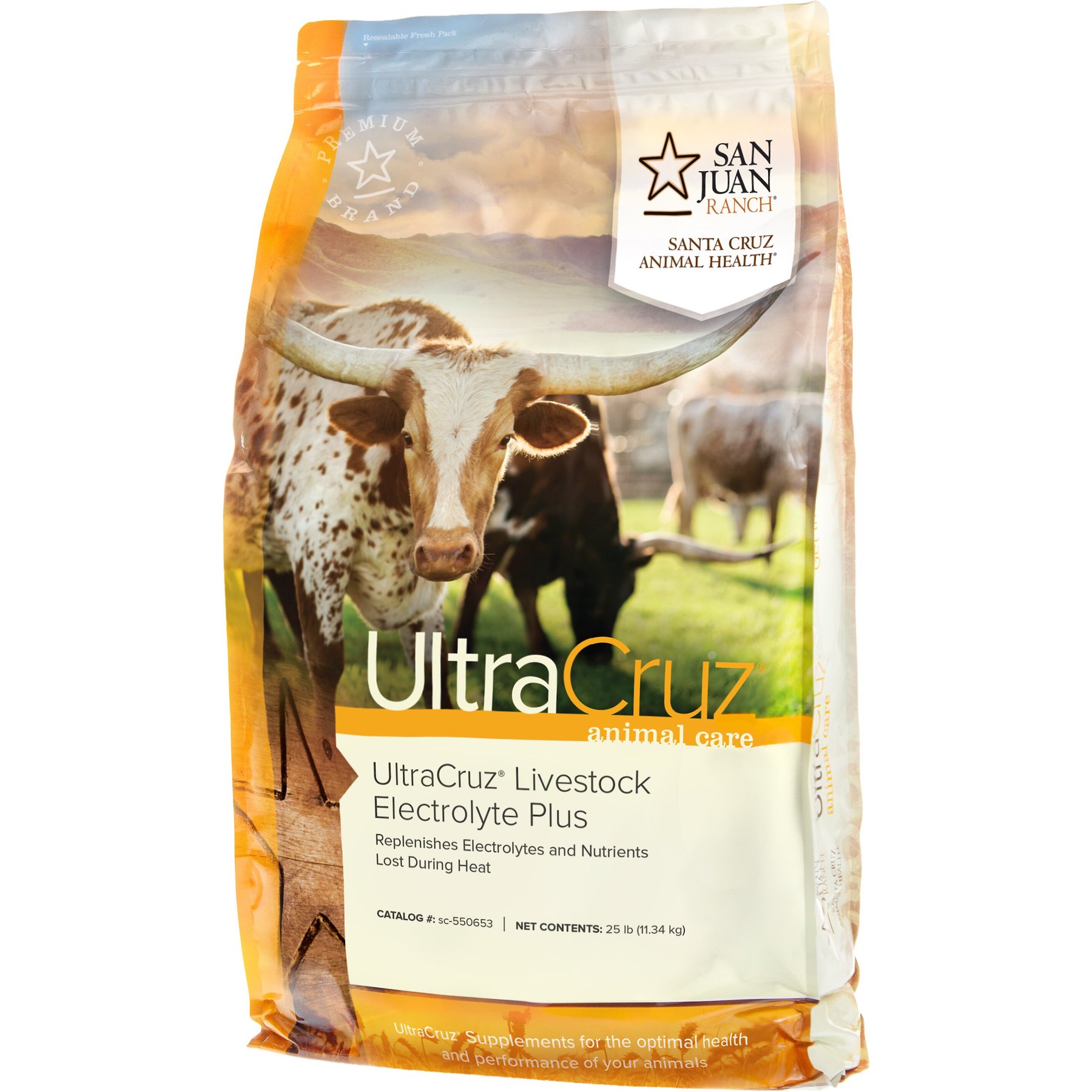 UltraCruz Electrolyte Plus Livestock Supplement, 25-lb bag