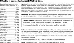 UltraCruz Equine Wellness Pellet Horse Supplement, 30 Day Singles slide 2 of 4