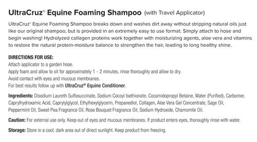 Show full view: UltraCruz Foaming Horse Shampoo Spray, 32-fl oz bottle slide 2 of 4