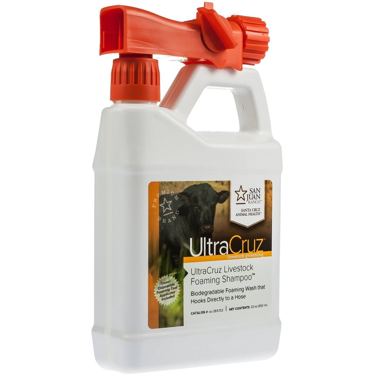 UltraCruz Foaming Livestock Shampoo, 32-fl oz bottle