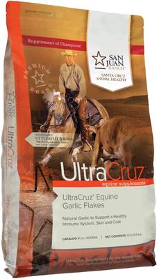 Show full view: UltraCruz Garlic Flakes Immune Support Granules Horse Supplement, 10-lb bag slide 4 of 4