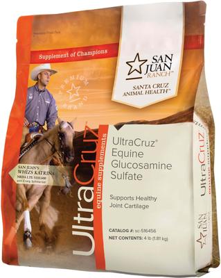 Show full view: UltraCruz Glucosamine Sulfate Joint Support Pellets Horse Supplement, 4-lb bag slide 1 of 4
