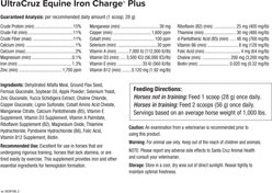 UltraCruz Iron Charge Plus Circulatory Care Pellets Horse Supplement, 10-lb bag slide 2 of 4