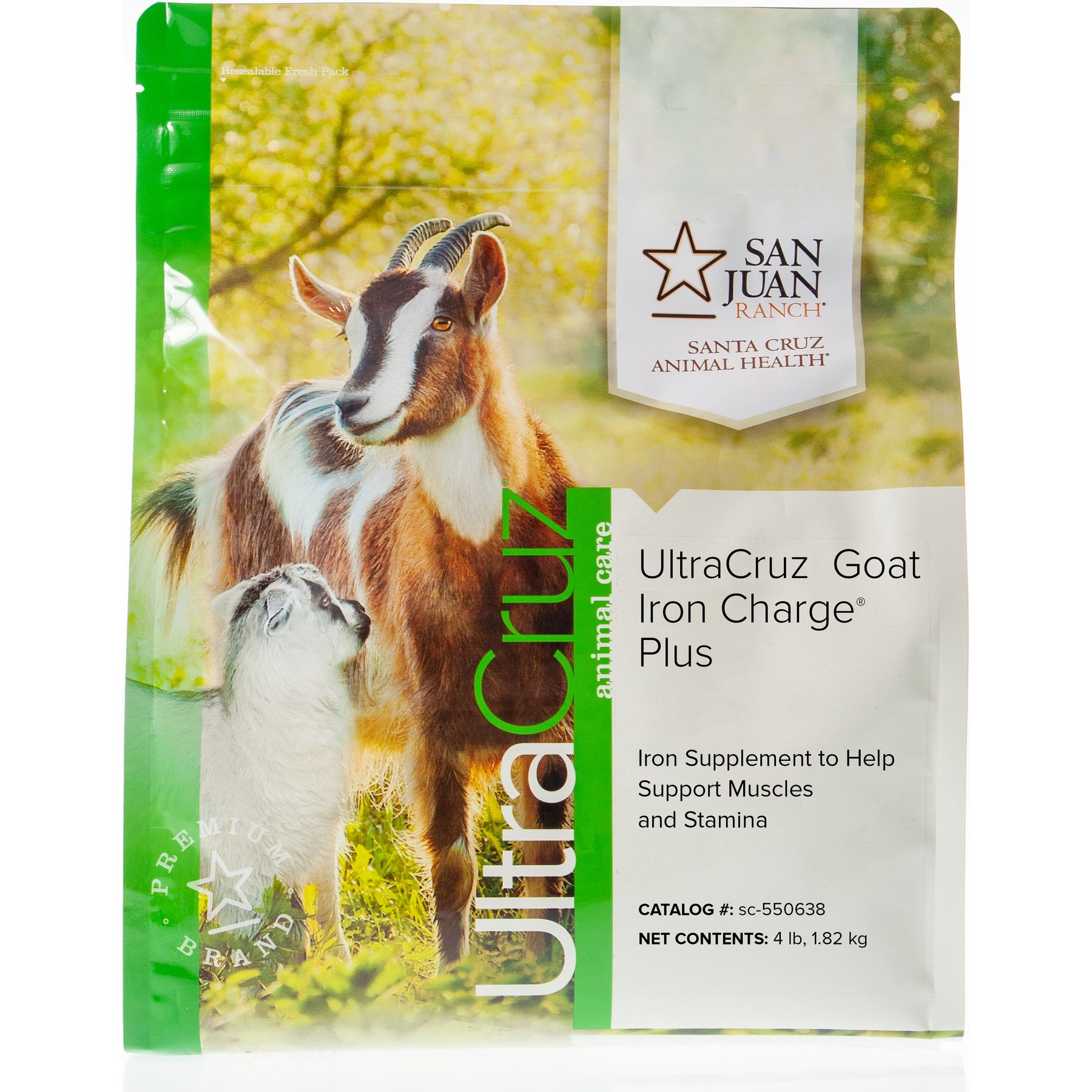 UltraCruz Iron Charge Plus Goat Supplement, 4-lb bag