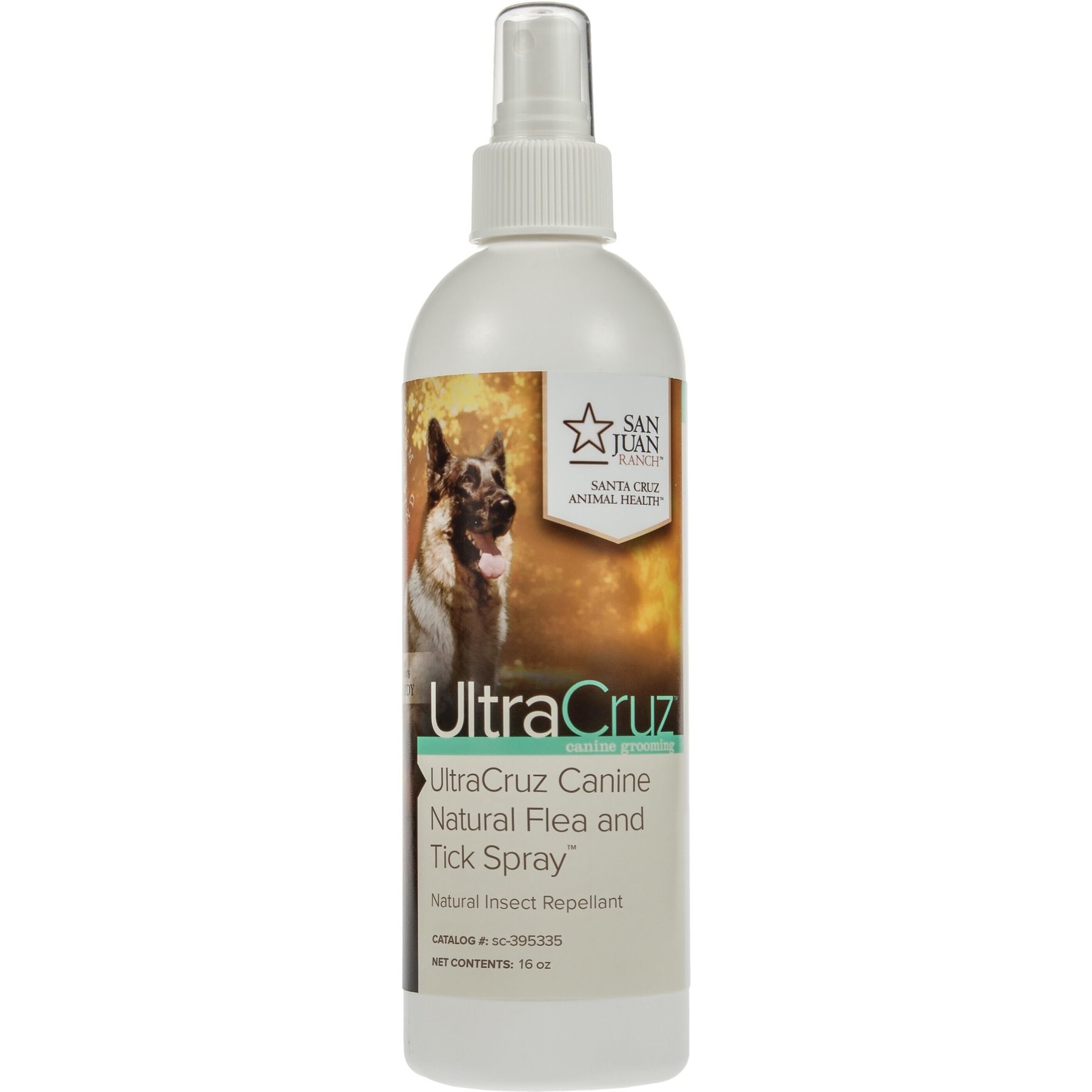 UltraCruz Natural Dog Flea & Tick Spray, 16-fl oz bottle