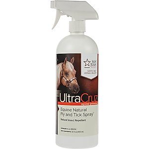 UltraCruz Natural Horse Fly & Tick Spray, 32-fl oz bottle