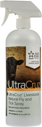 UltraCruz Natural Livestock Fly & Tick Spray, 32-fl oz bottle