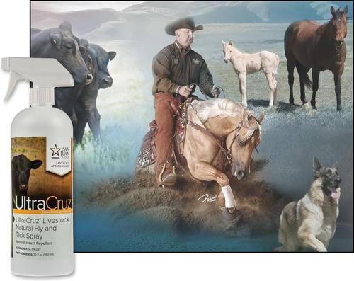 Show full view: UltraCruz Natural Livestock Fly & Tick Spray, 32-fl oz bottle slide 3 of 5