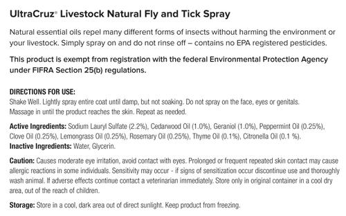 Show full view: UltraCruz Natural Livestock Fly & Tick Spray, 5-gal bottle slide 2 of 4