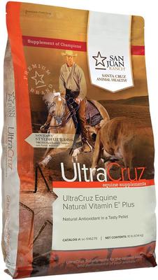 Show full view: UltraCruz Natural Vitamin E Plus Pellets Horse Supplement, 10-lb bag slide 1 of 4