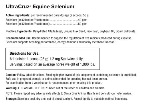 Show full view: UltraCruz Selenium Nerve, Muscle & Joint Support Pellets Horse Supplement, 10-lb bag slide 4 of 4