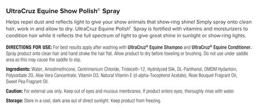 Show full view: UltraCruz Show Polish Horse Spray, 32-fl oz bottle slide 2 of 4