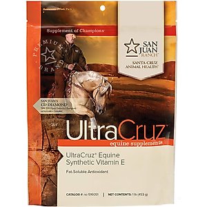 UltraCruz Synthetic Vitamin E Powder Horse Supplement, 1-lb bag