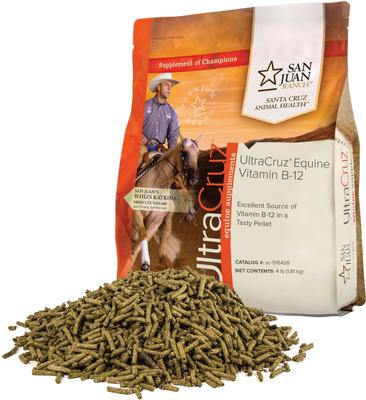 Show full view: UltraCruz Vitamin B-12 Nervous System Support Pellets Horse Supplement, 4-lb bag slide 2 of 4