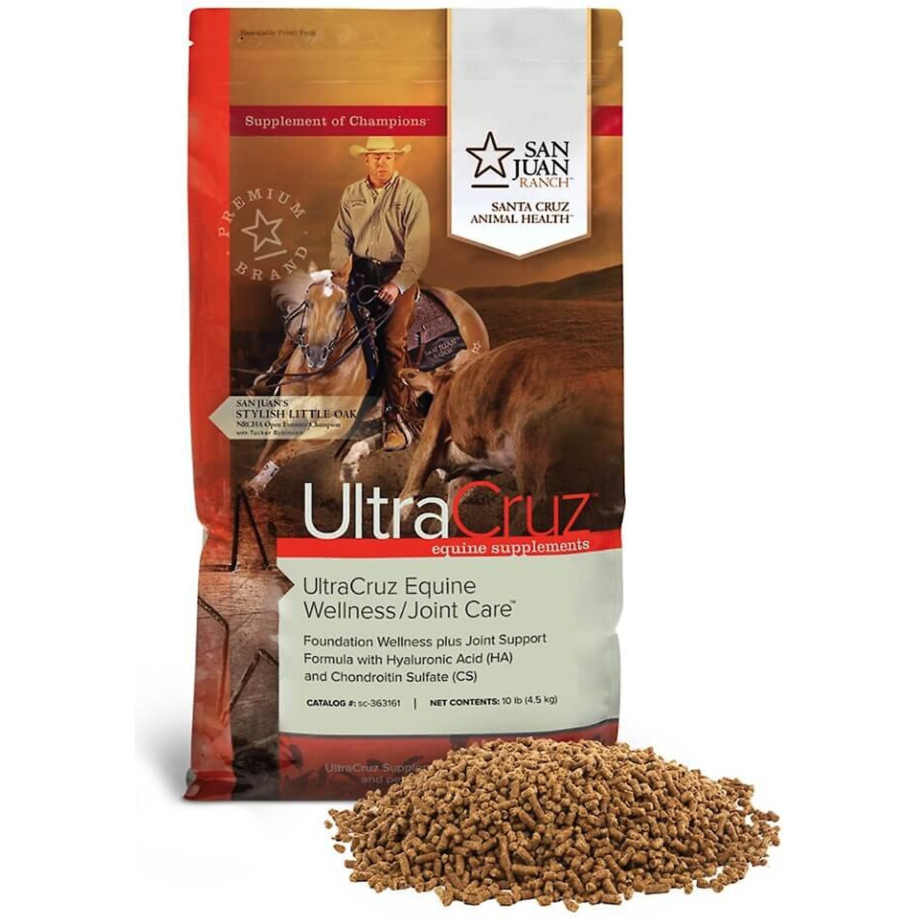 UltraCruz Wellness & Joint Care Pellets Horse Supplement, 10-lb bag