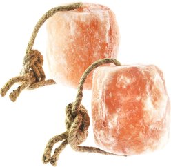 UMAID Himalayan Salt Lick on Rope Horse Treat, 6-lb, 2 count