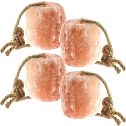 UMAID Himalayan Salt Lick on Rope Horse Treat, 6-lb, 4 count