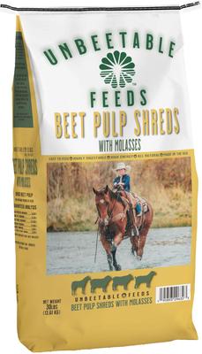 Show full view: Unbeetable Feeds Beet Pulp Low Sugar Shreds with Molasses Horse Feed, 30-lb bag slide 5 of 6